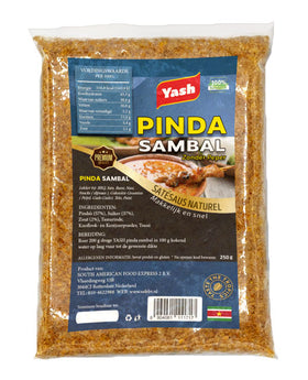 Pinda sambal Yash zonder peper 250g