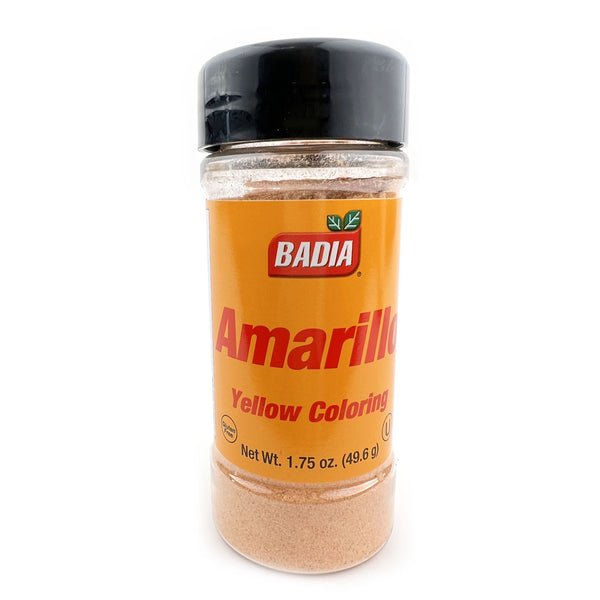 Badia, Amarillo, Yellow, Specerij, Koken, Exotisch, Latijns-Amerikaans, Caribisch, Smaakmaker, Online, Good Exotic Food, Klein, 50g,