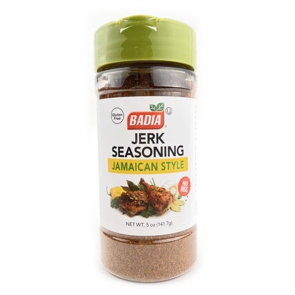 Badia, Jerk, Seasoning, Kruidenmix, Jamaicaans, Pittig, Smaakmaker, Koken, Online, Good Exotic Food, 141.7g,