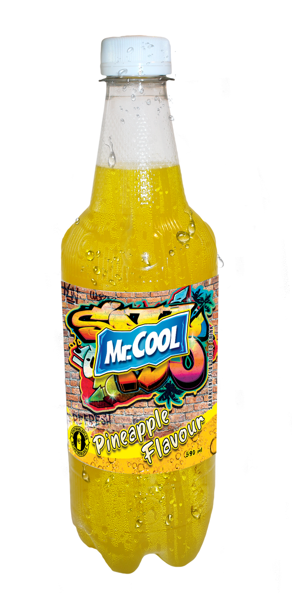 mr.cool. mr cool, mr, cool, mrcool, pineapple, ananas, pine apple, groot, 590ml