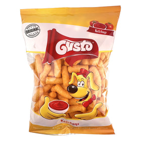 Gusto corn puffs ketchup 80g