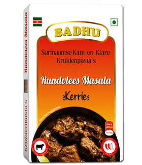 Badhu kruidenpasta's Rundvlees masala pikant 100g