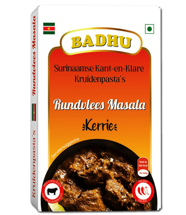 badhu, kruidenpasta, masala, kerrie, lams masala pikant
