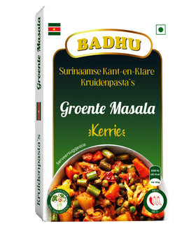 Badhu kruidenpasta's Groente masala mild 100g